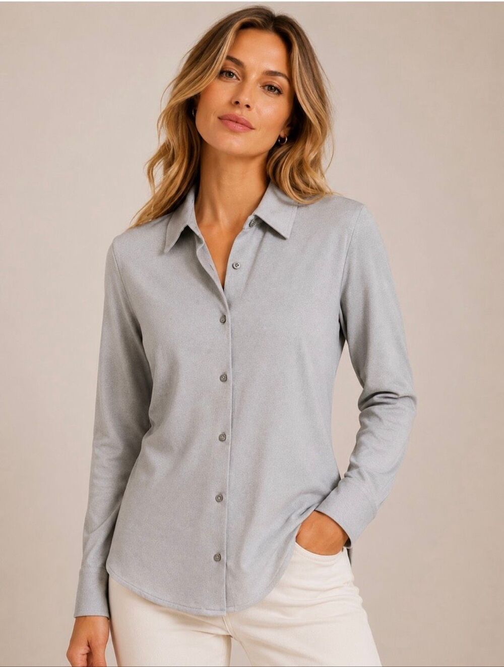 NWT Ministry of Supply Aero Zero Perfromance Button Front Classic Fit Shirt L